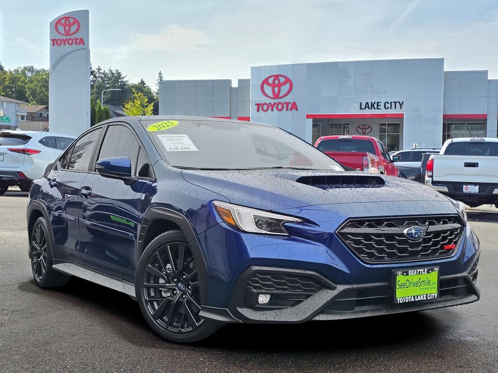 Sapphire Blue Pearl 2025 Subaru WRX Limited AWD Sedan All-Wheel Drive 6-Speed Manual
