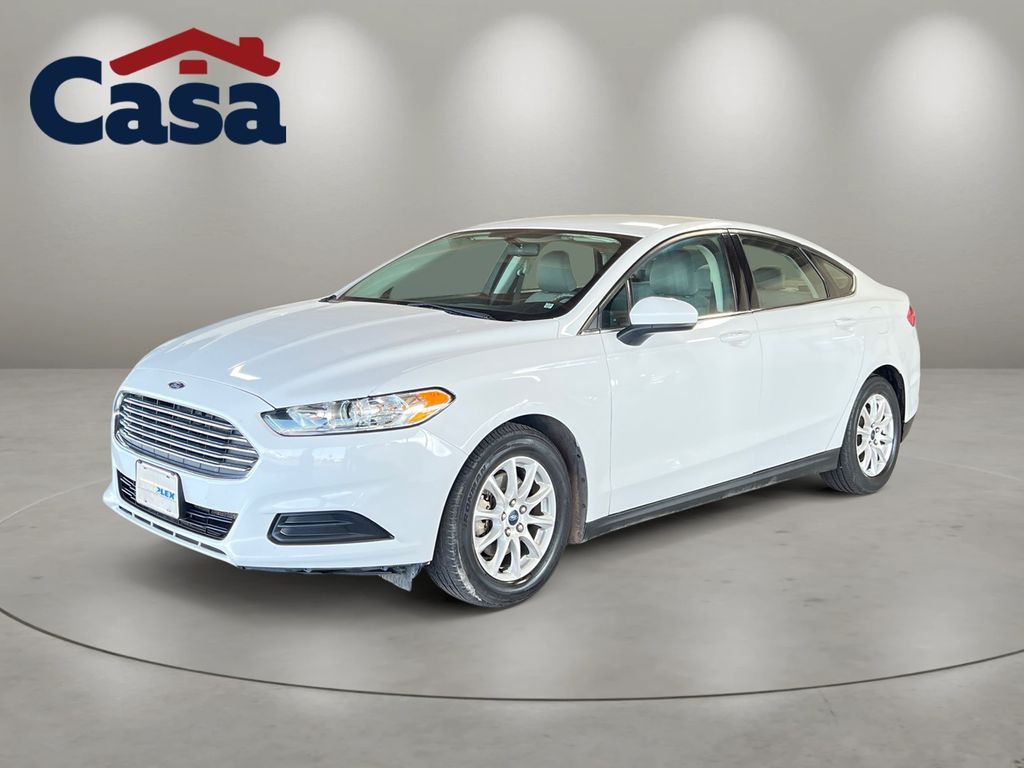 Oxford White 2016 Ford Fusion Sedan Front-Wheel Drive 6-Speed Automatic