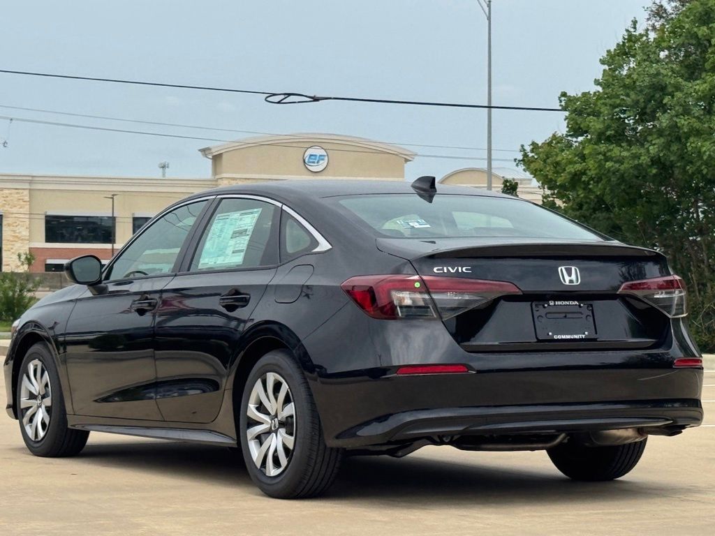 2026 Honda Civic LX Black at Community Honda