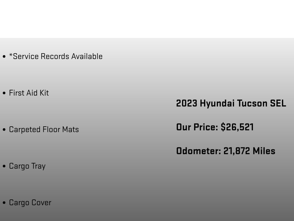2023 Hyundai Tucson SEL Gray at Bob Ruth Ford