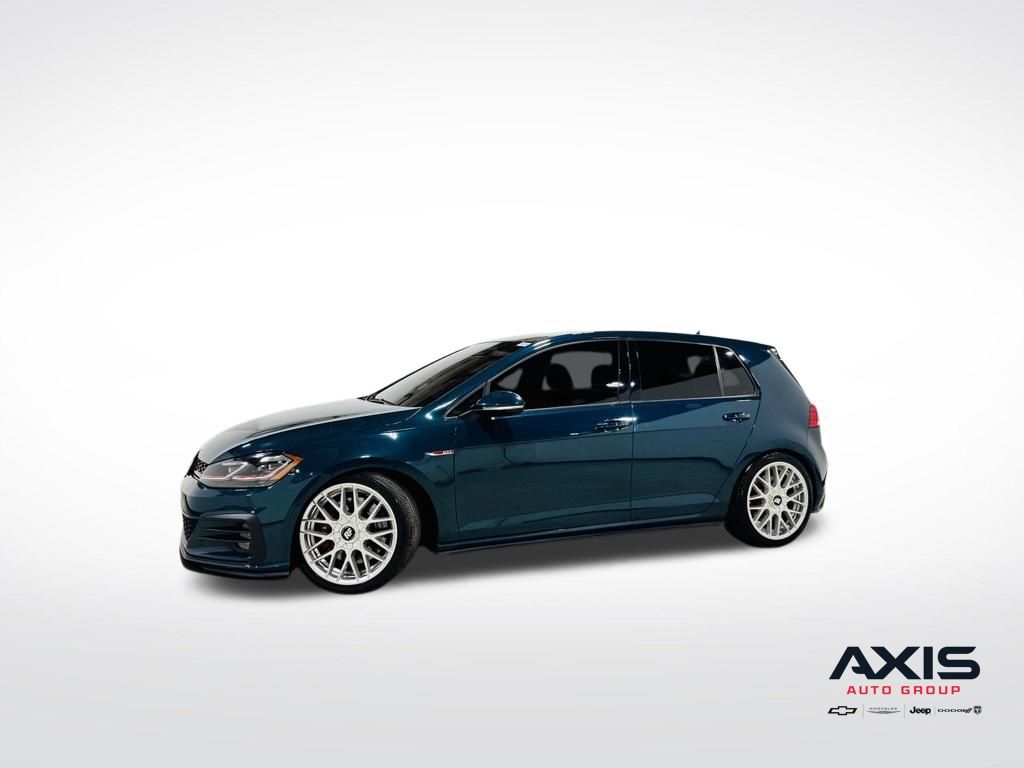 Green Metallic 2018 Volkswagen Golf GTI Hatchback Front-Wheel Drive 6-Speed Dual Clutch