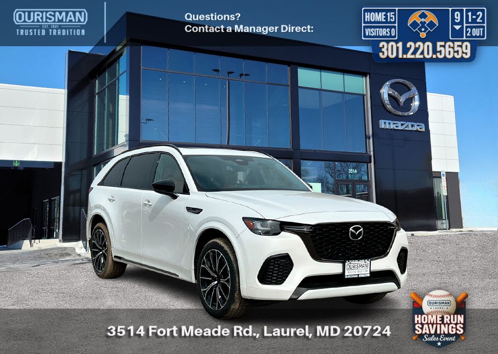 White 2026 Mazda CX-70 3.3 Turbo S Premium Plus AWD SUV / Crossover All-Wheel Drive 8-Speed Automatic