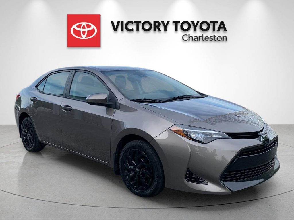 Gray Metallic 2018 Toyota Corolla LE Sedan Front-Wheel Drive Continuously Variable Transmission