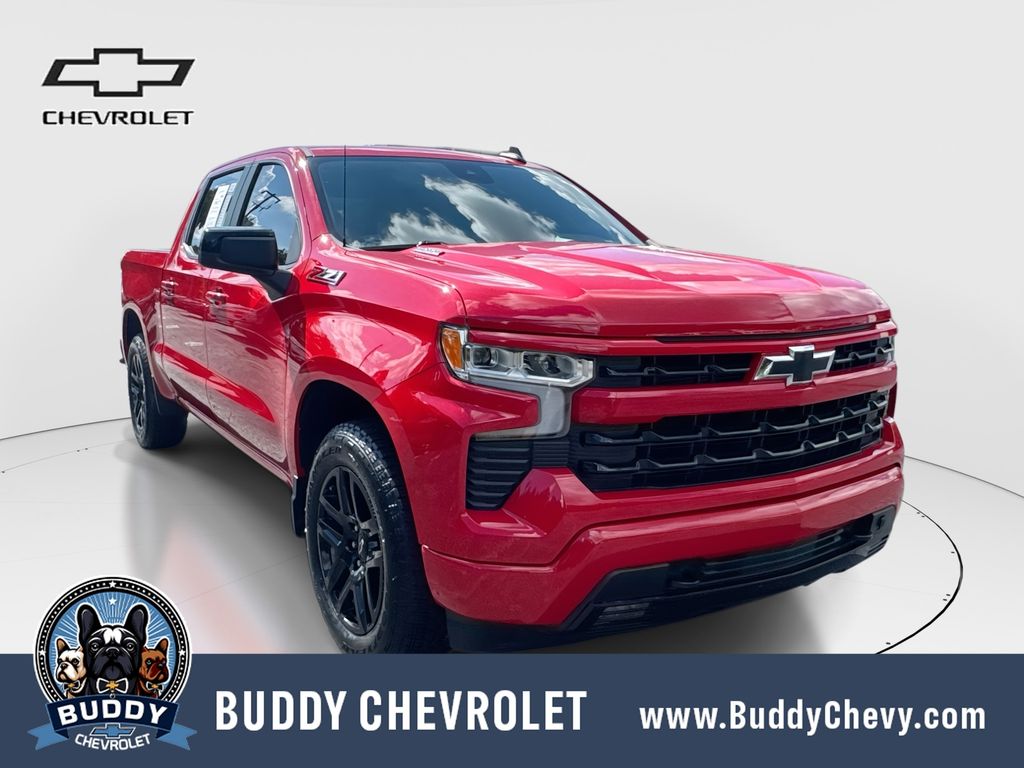 Red Hot 2023 Chevrolet Silverado 1500 Pickup Truck Four-Wheel Drive Automatic