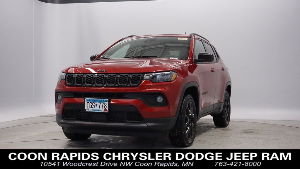 Red Hot Pearlcoat 2026 Jeep Compass SUV / Crossover Four-Wheel Drive 8-Speed Automatic