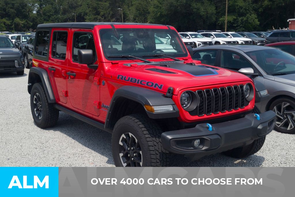 Used 2024 Red Jeep Rubicon 4xe image 2