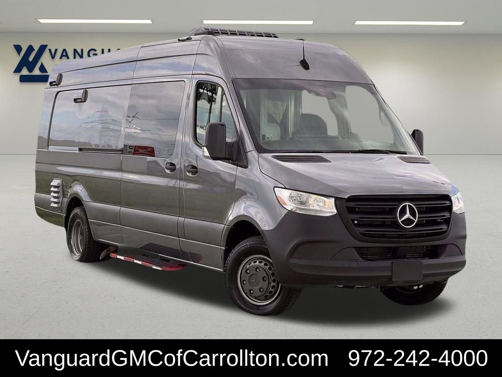 Gray 2021 Mercedes-Benz Sprinter Cargo Van 4X2 7-Speed Automatic