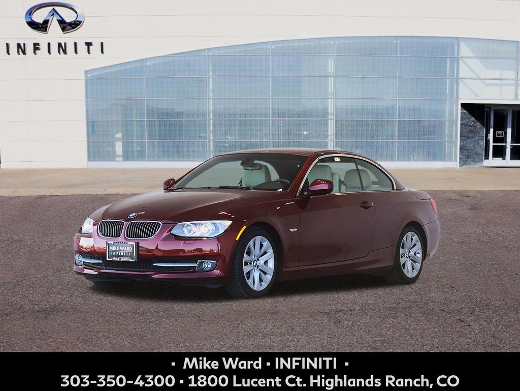 Vermilion Red Metallic 2011 BMW 3 Series 328i Convertible RWD Convertible Rear-Wheel Drive 6-Speed Automatic