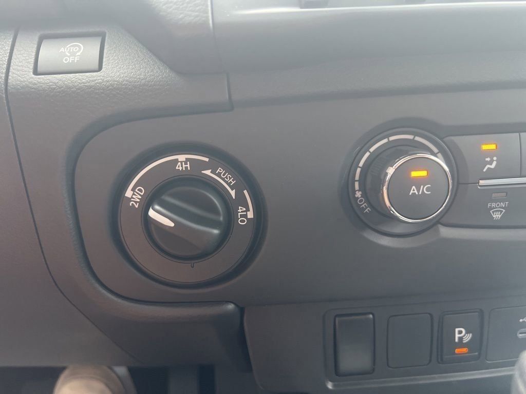 2025 Glacier White Nissan Frontier S 4X4 Truck