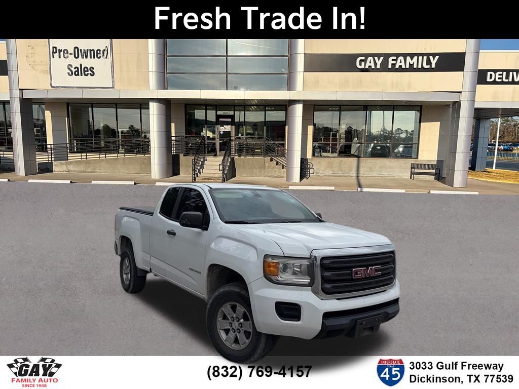 Summit White 2016 GMC Canyon Ext. Cab LB Pickup Truck 4X2 6-Speed Automatic