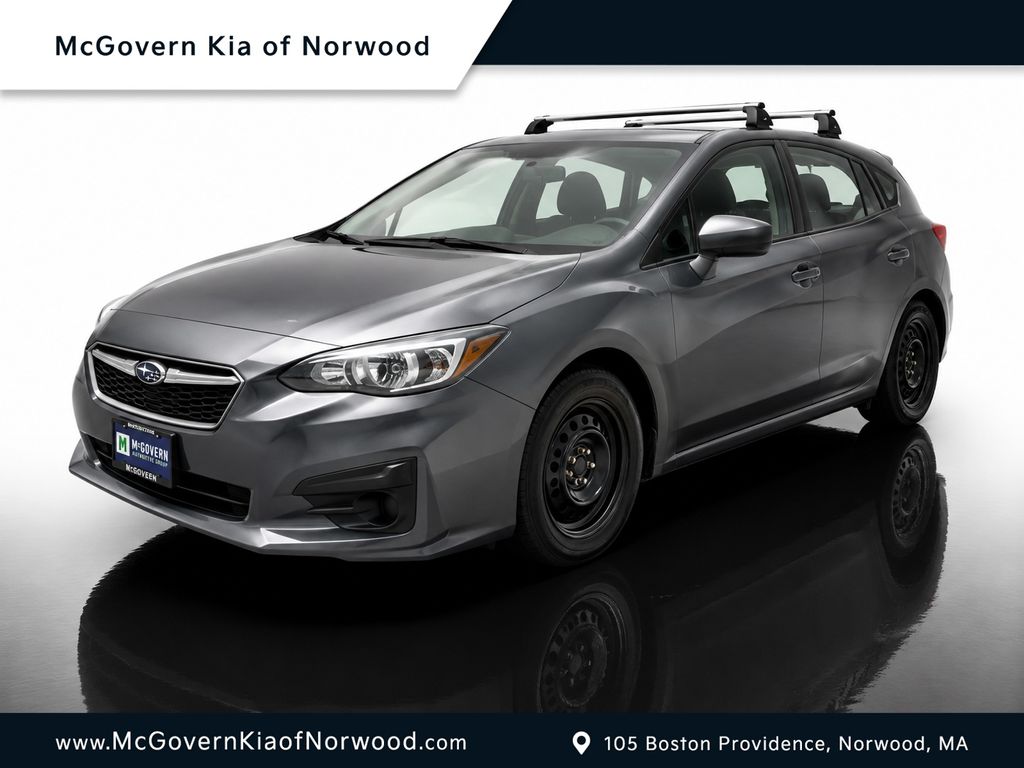 Carbide Gray Metallic 2017 Subaru Impreza Hatchback All-Wheel Drive Continuously Variable Transmission