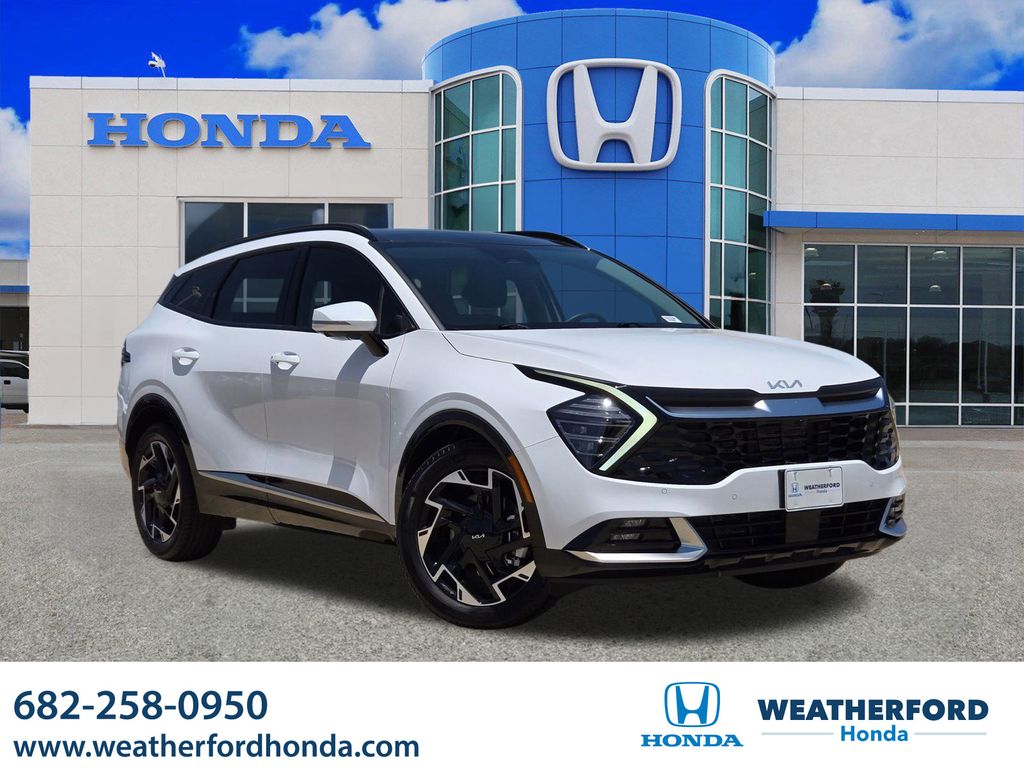 Glacial White Pearl 2025 Kia Sportage SUV / Crossover Front-Wheel Drive 8-Speed Automatic
