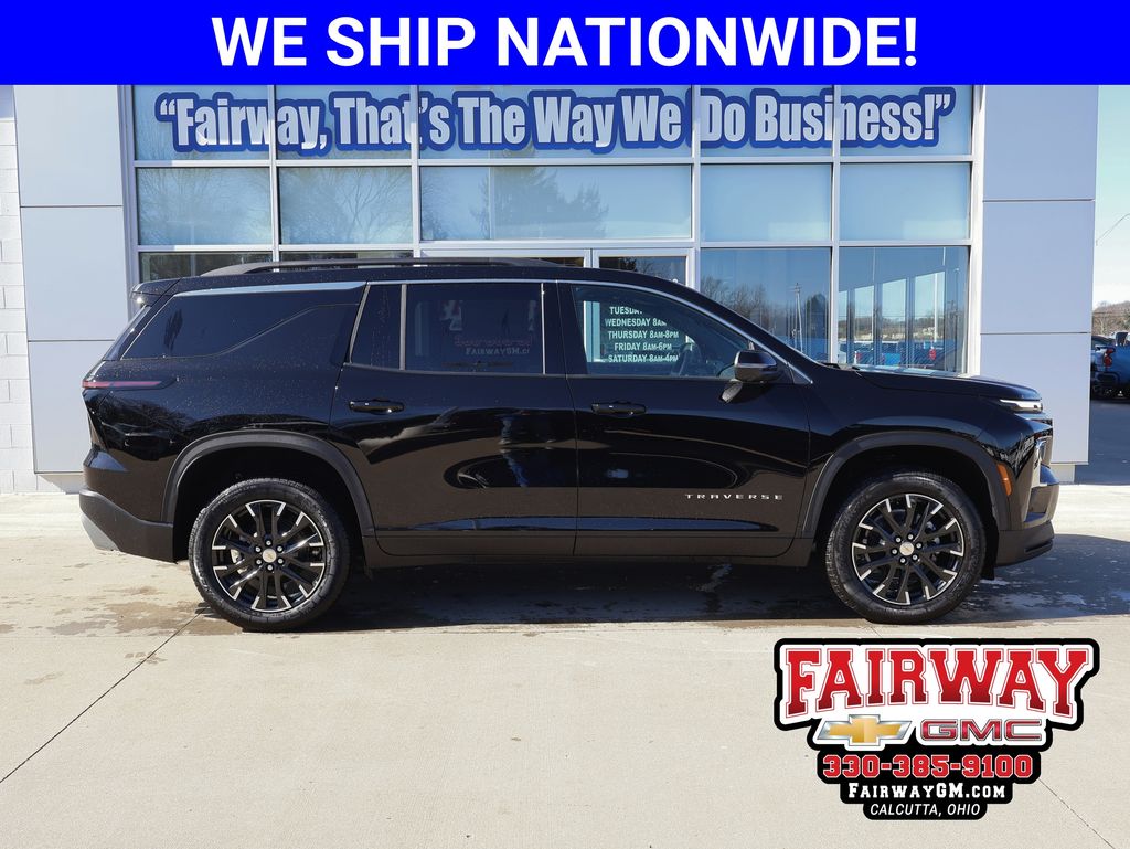 Mosaic Black Metallic 2026 Chevrolet Traverse SUV / Crossover Front-Wheel Drive 8-Speed Automatic