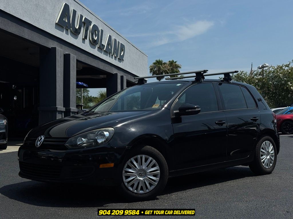 Black 2013 Volkswagen Golf Hatchback Front-Wheel Drive 6-Speed Automatic