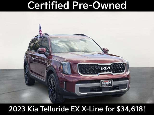 Dawning Red 2023 Kia Telluride SUV / Crossover All-Wheel Drive 8-Speed Automatic