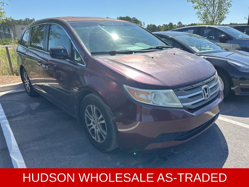 2012 Dark Cherry Pearl II Honda Odyssey EX-L FWD Van