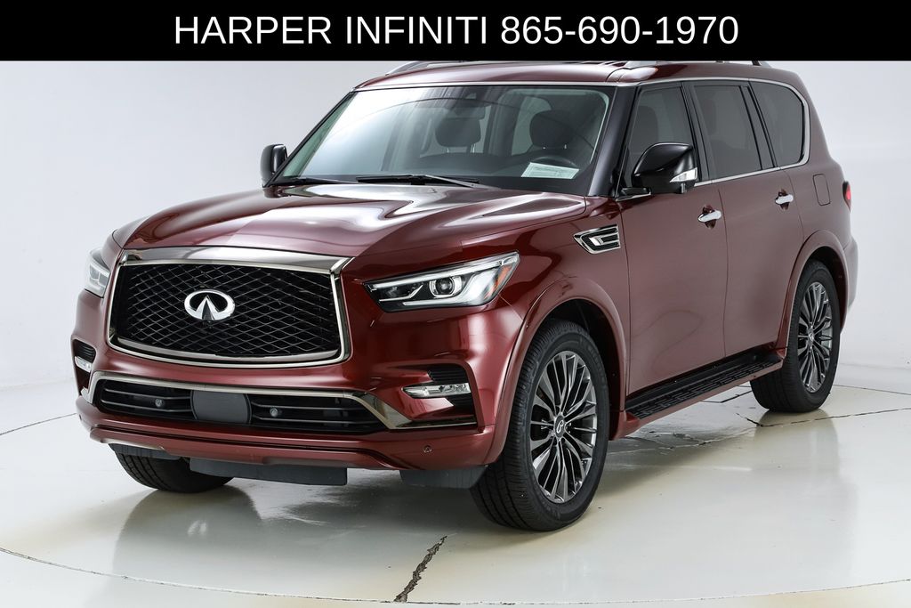 Coulis Red 2021 INFINITI QX80 SUV / Crossover All-Wheel Drive 7-Speed Automatic