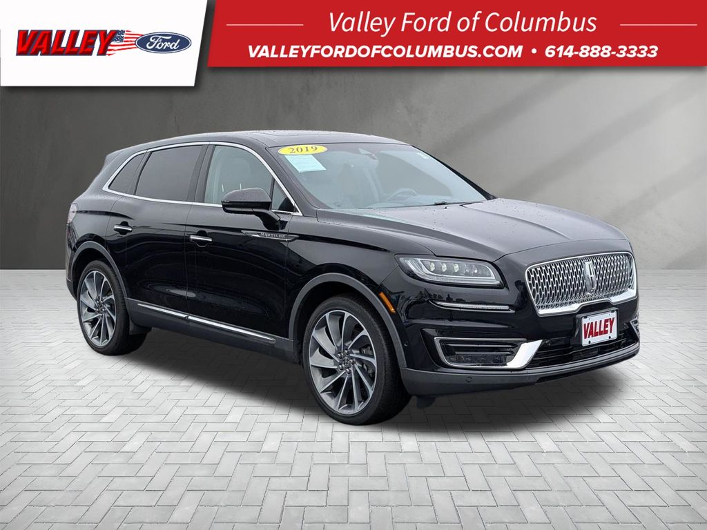 Black Metallic 2019 Lincoln Nautilus Reserve AWD SUV / Crossover All-Wheel Drive 8-Speed Automatic