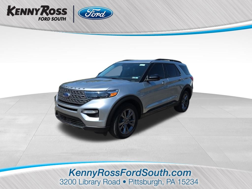 Silver Metallic 2023 Ford Explorer XLT AWD SUV / Crossover All-Wheel Drive Automatic