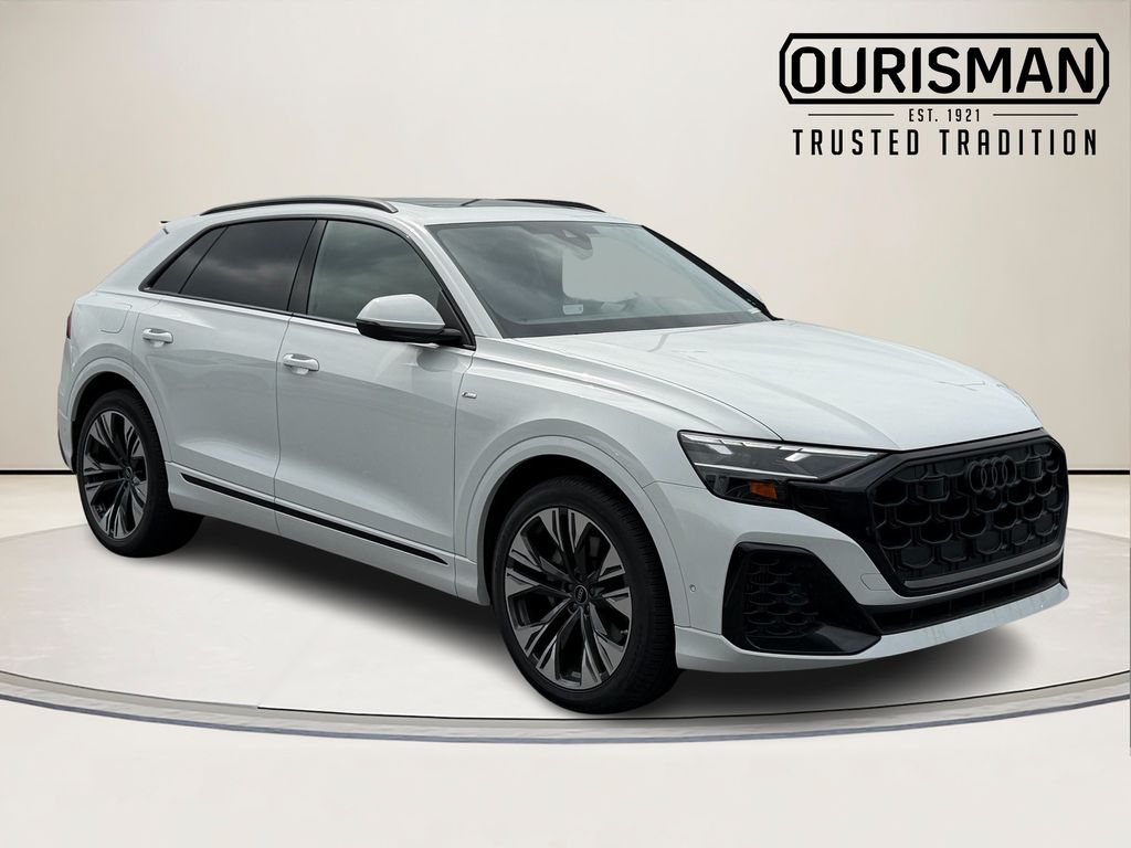 Glacier White Metallic 2026 Audi Q8 SUV / Crossover All-Wheel Drive 8-Speed Automatic