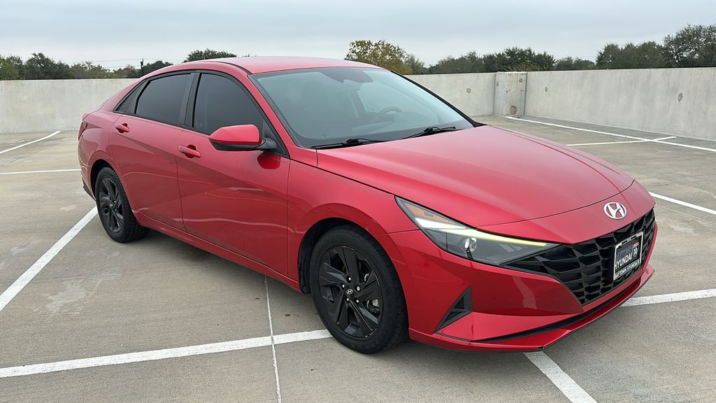 2021 Hyundai Elantra SEL Red at AutoSavvy Houston Southwest