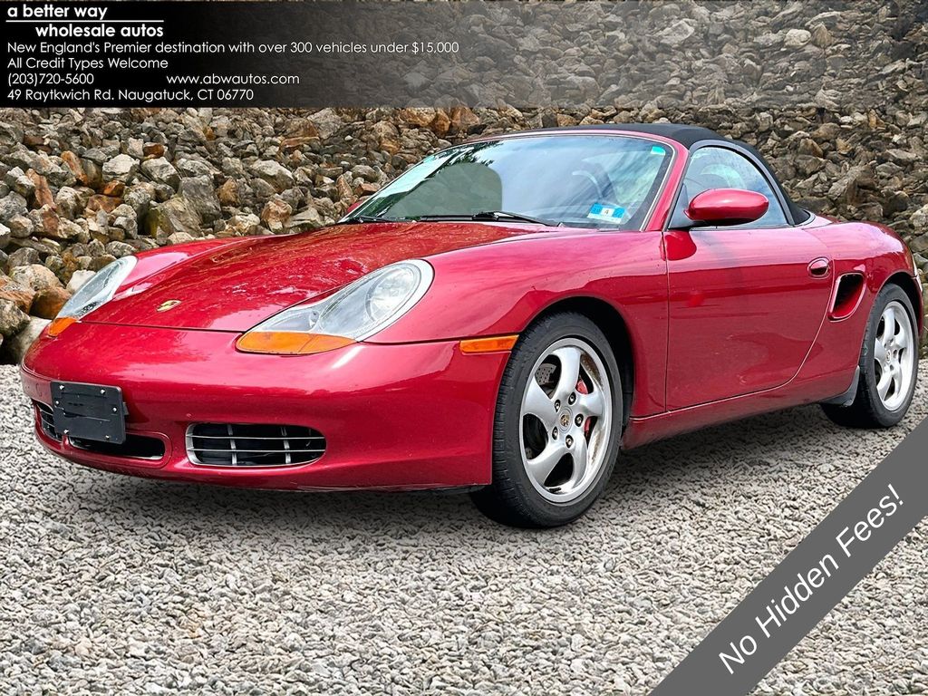 Red 2002 Porsche Boxster S Convertible Rear-Wheel Drive