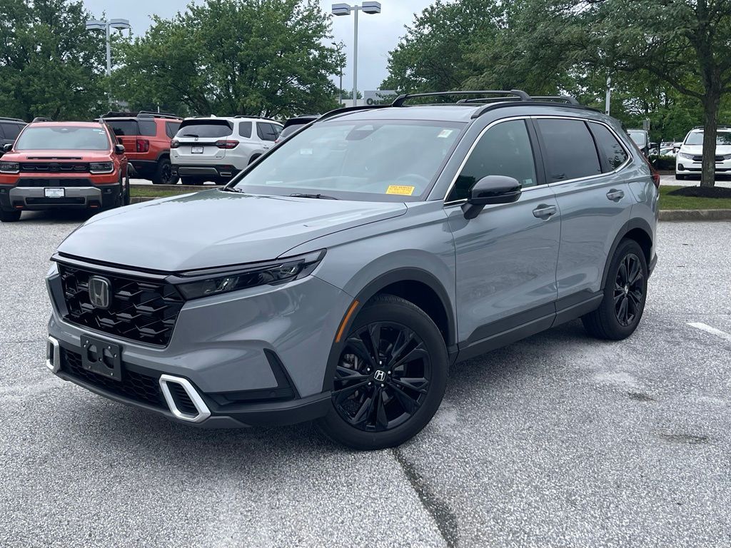 Gray 2025 Honda CR-V Hybrid SUV / Crossover All-Wheel Drive Continuously Variable Transmission