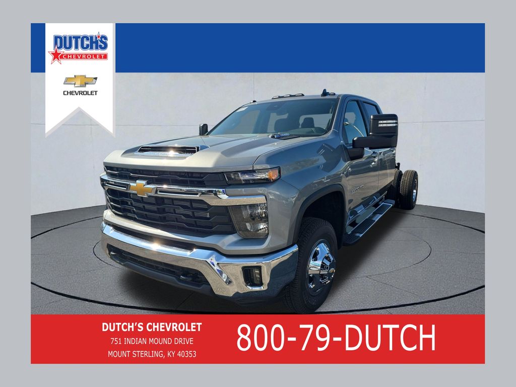Sterling Gray Metallic 2026 Chevrolet Silverado 3500HD LT Crew Cab LB 4WD Pickup Truck Four-Wheel Drive Automatic