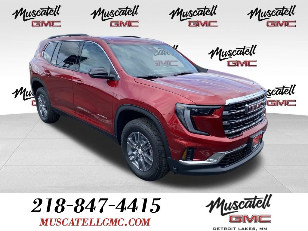 Volcanic Red Tintcoat 2026 GMC Acadia SUV / Crossover Four-Wheel Drive 8-Speed Automatic