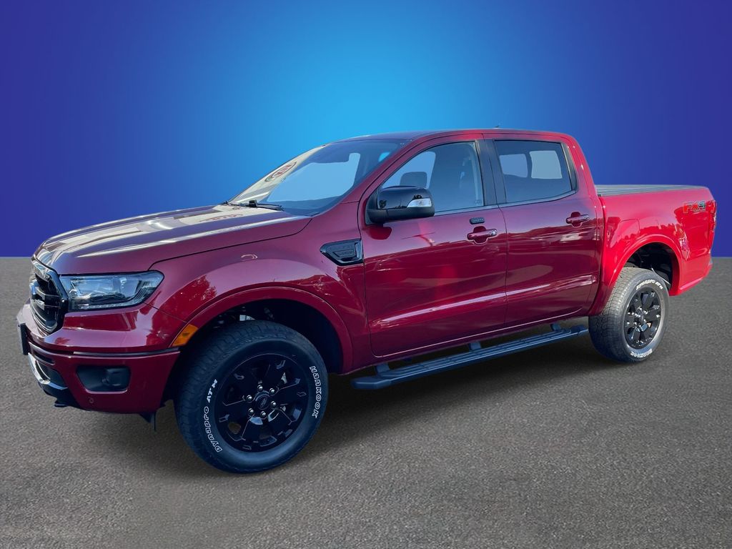 Red Metallic 2020 Ford Ranger Lariat SuperCrew 4WD Pickup Truck Four-Wheel Drive Automatic