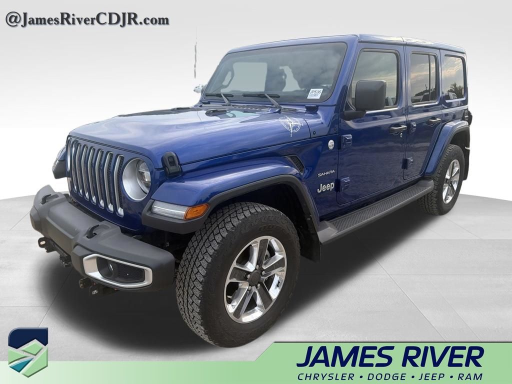 Ocean Blue Metallic Clearcoat 2020 Jeep Wrangler SUV / Crossover Four-Wheel Drive 8-Speed Automatic