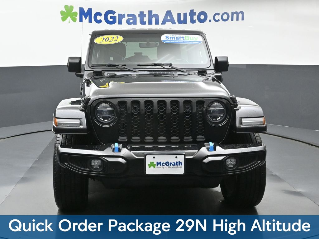 Used 2022 Black Jeep Unlimited Sahara High Altitude 4xe image 4