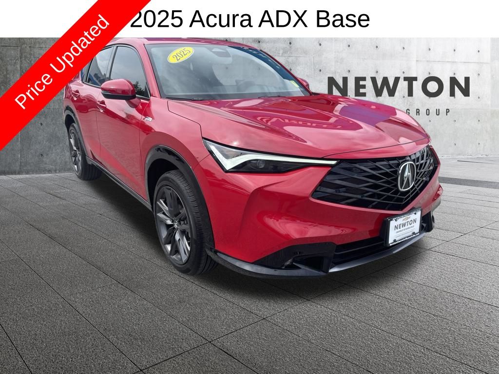 Milano Red 2025 Acura ADX SUV / Crossover All-Wheel Drive Continuously Variable Transmission