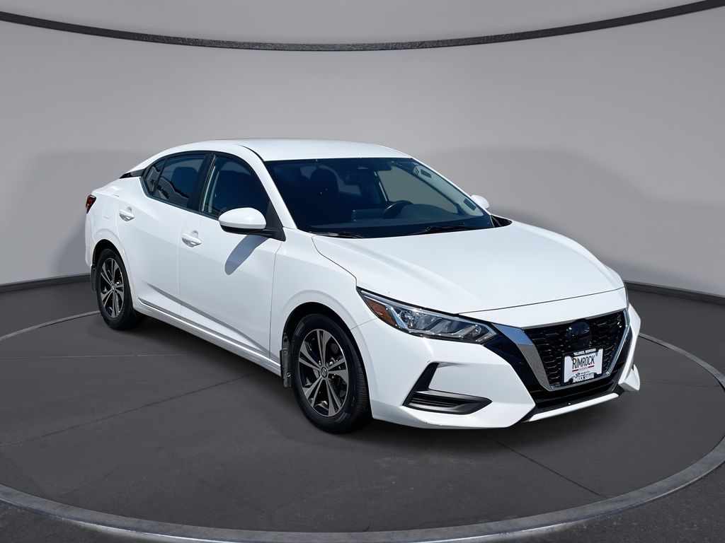 White (Fresh Powder) 2022 Nissan Sentra Sedan Front-Wheel Drive Continuously Variable Transmission