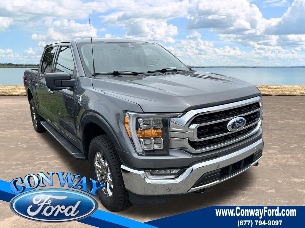 Gray Metallic 2023 Ford F-150 Pickup Truck Four-Wheel Drive Automatic
