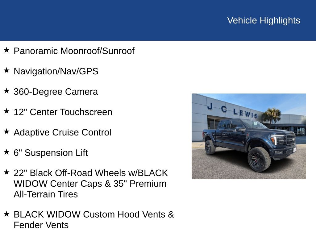 2025 Ford F-150 Black Widow