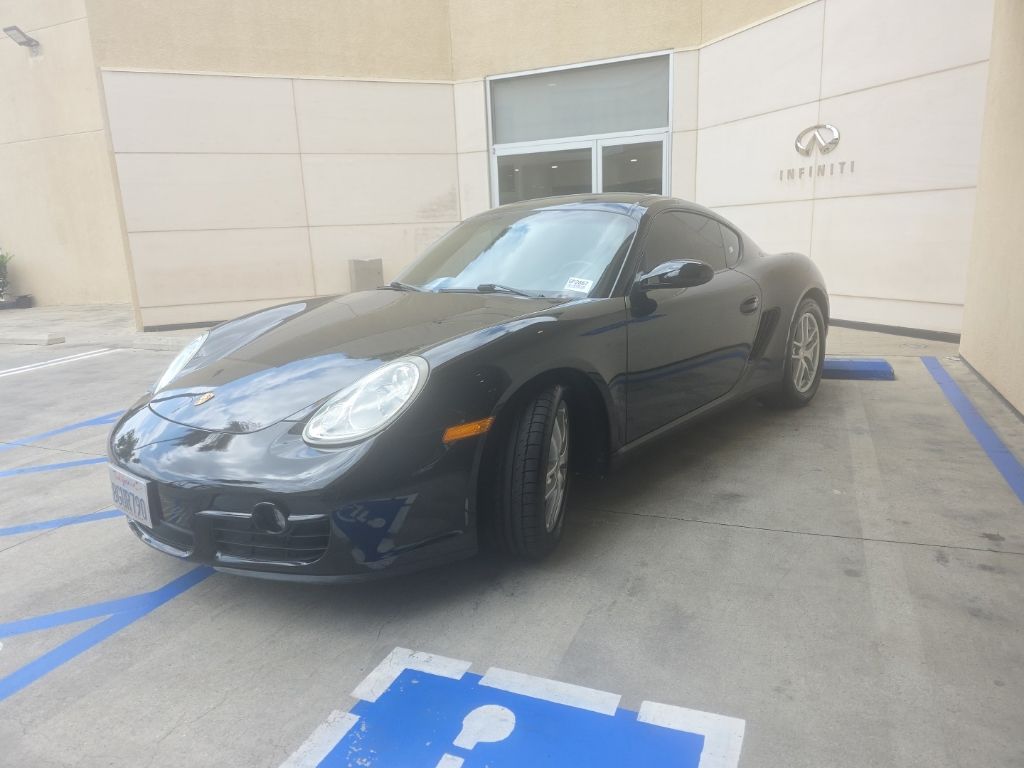 Black 2007 Porsche Cayman Coupe Rear-Wheel Drive 5-Speed Manual Overdrive