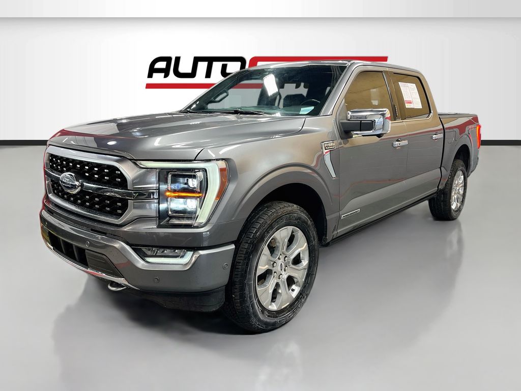 Used 2021 Gray Metallic Ford Platinum image 3