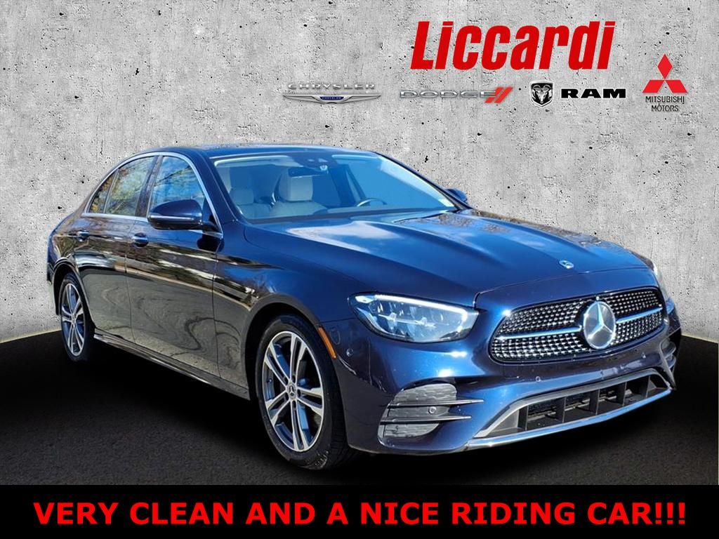 Blue 2021 Mercedes-Benz E-Class E 350 4MATIC Sedan All-Wheel Drive 9-Speed Automatic