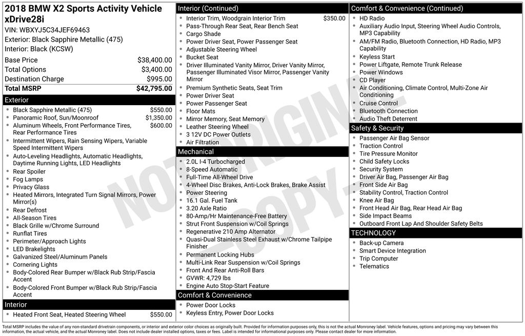 2018 BMW X2 xDrive28i