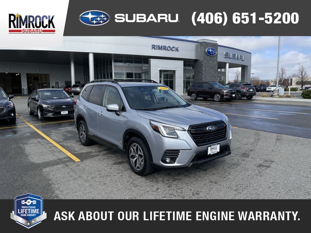 Ice Silver Metallic 2024 Subaru Forester Premium Crossover AWD SUV / Crossover All-Wheel Drive Continuously Variable Transmission