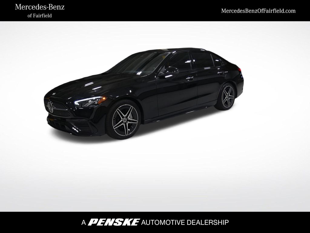 Black 2023 Mercedes-Benz C-Class C 300 4MATIC Sedan All-Wheel Drive 9-Speed Automatic