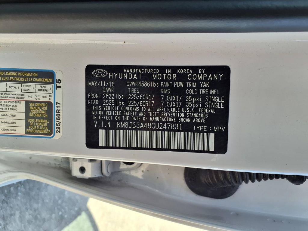 2016 Hyundai Tucson SE White at Baytown Hyundai