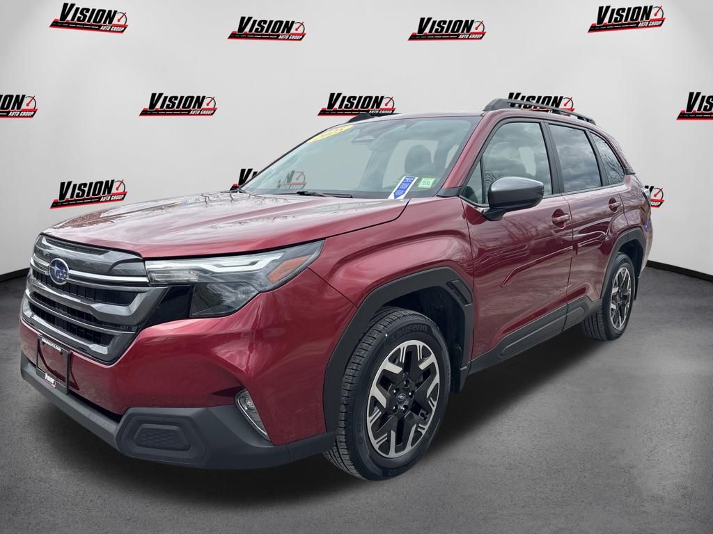 Crimson Red Pearl 2025 Subaru Forester SUV / Crossover All-Wheel Drive Continuously Variable Transmission