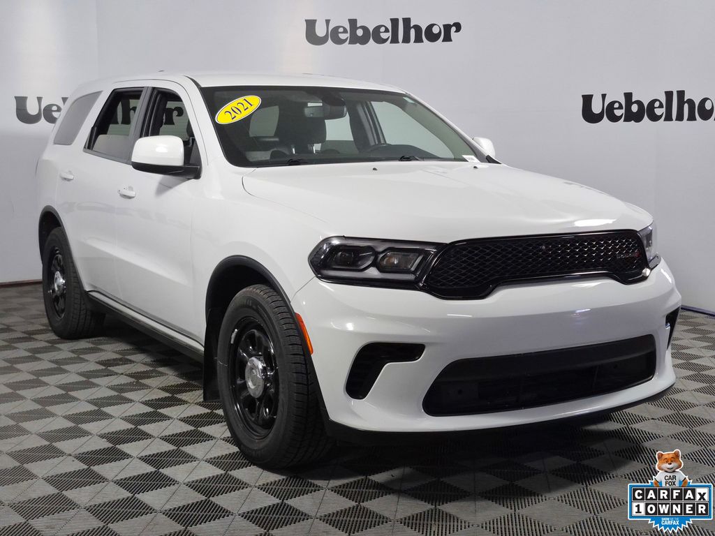 White Knuckle Clearcoat 2021 Dodge Durango Pursuit AWD SUV / Crossover All-Wheel Drive 8-Speed Automatic