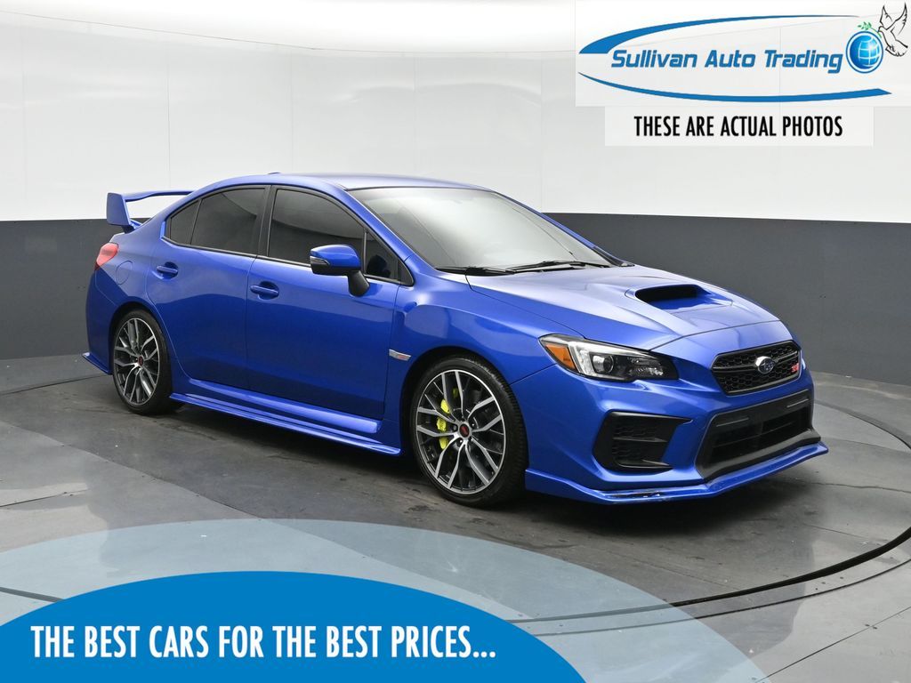 WR Blue Pearl 2020 Subaru WRX STI AWD Sedan All-Wheel Drive 6-Speed Manual