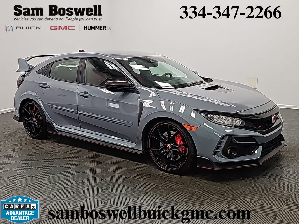 Sonic Gray Pearl 2021 Honda Civic Type R Touring FWD Hatchback Front-Wheel Drive 6-Speed Manual