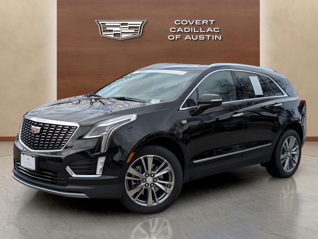Black Metallic 2024 Cadillac XT5 Premium Luxury FWD SUV / Crossover Front-Wheel Drive 9-Speed Automatic
