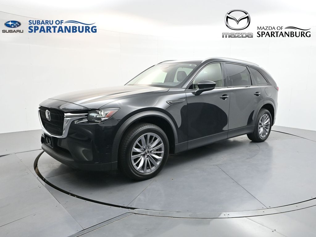 Jet Black Mica 2024 Mazda CX-90 3.3 Turbo Preferred AWD SUV / Crossover All-Wheel Drive 8-Speed Automatic