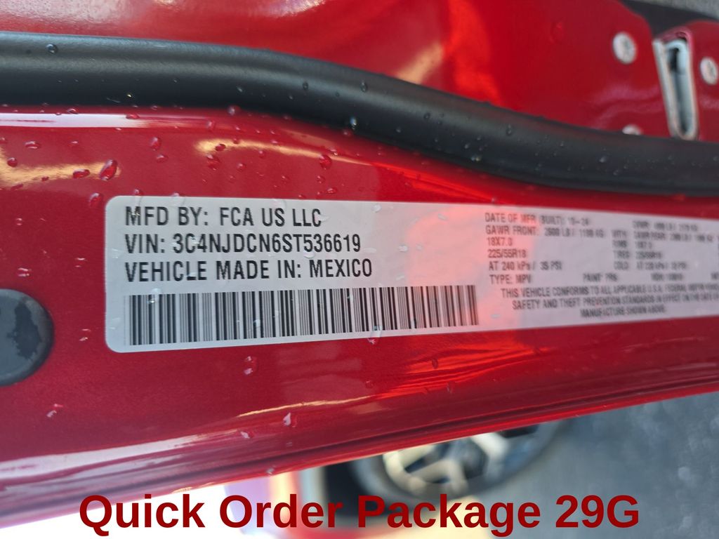 2025 Red Hot Pearlcoat Jeep Compass Limited 4X4 SUV